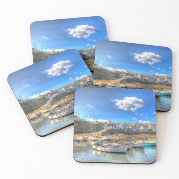 Item preview, Portscatho Cornwall Harbour Village and Boats Colourful Hdr designed and sold by acceleratorhams.