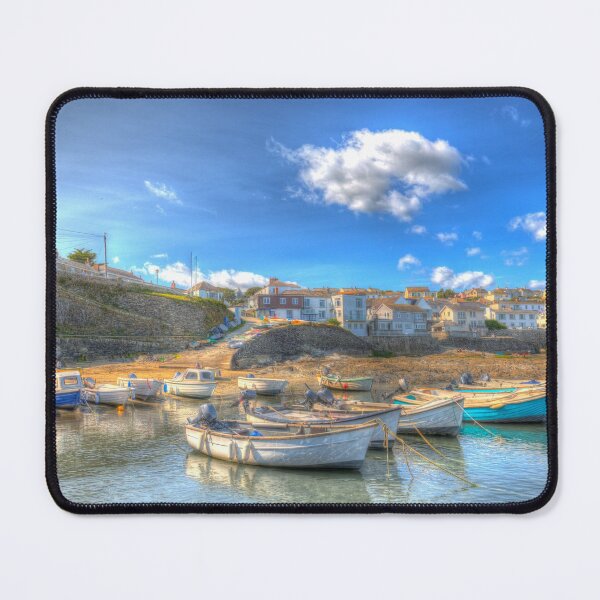 Item preview, Portscatho Cornwall Harbour Village and Boats Colourful Hdr designed and sold by acceleratorhams.