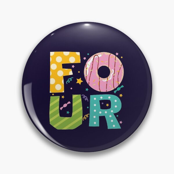 Item preview, Donut Birthday Four Year Old 4  designed and sold by jaygo.