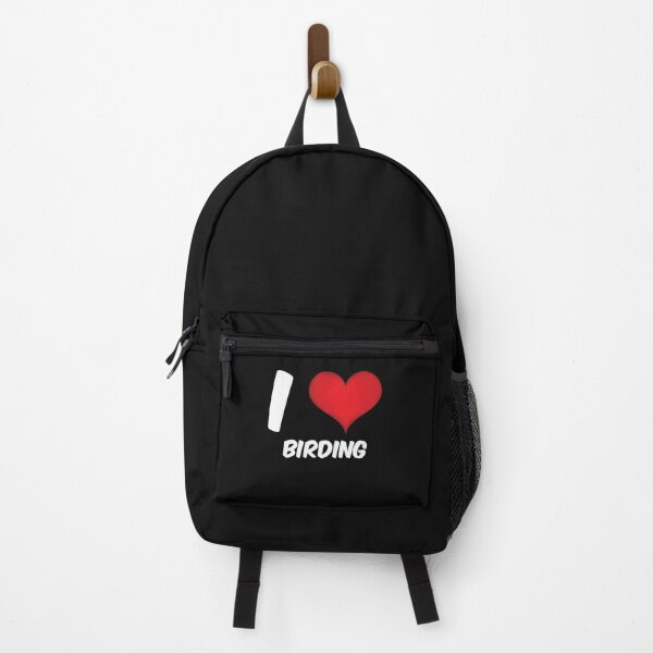 Item preview, I love birding Big Red Love Heart designed and sold by Click-Like.