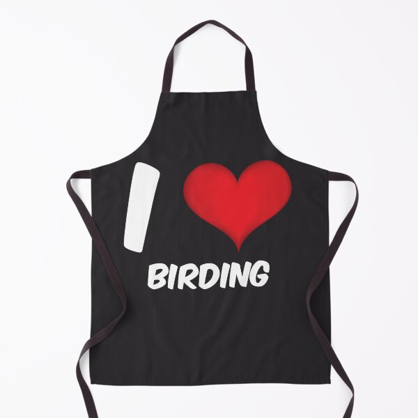 Item preview, I love birding Big Red Love Heart designed and sold by Click-Like.