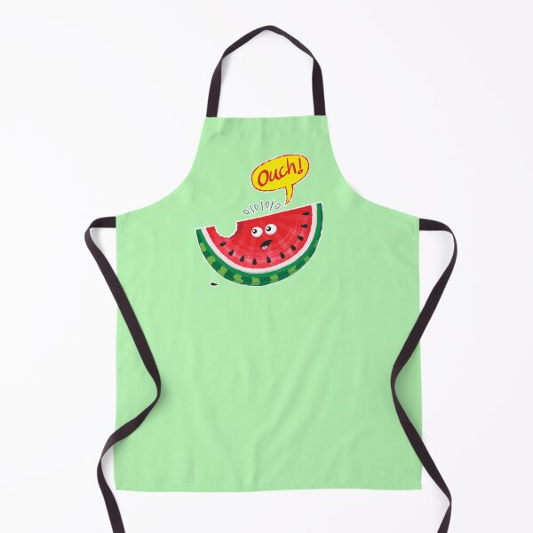 Item preview, Piece of watermelon expressing pain after a bite designed and sold by Zoo-co.