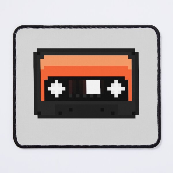 Item preview, Orange Pixel Cassette Tape designed and sold by rin3d .
