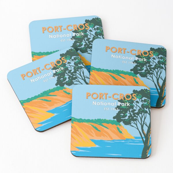 Item preview, Port - Cros National Park France Vintage designed and sold by KrisSidDesigns.