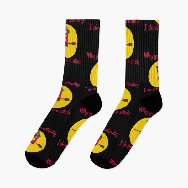 Artikelvorschau, Warum ja, eigentlich fahre ich einen Stock süße Hexe Halloween - Männer/Kinder/Frauen/Halloween entworfen und verkauft von Designs Of all kinds.