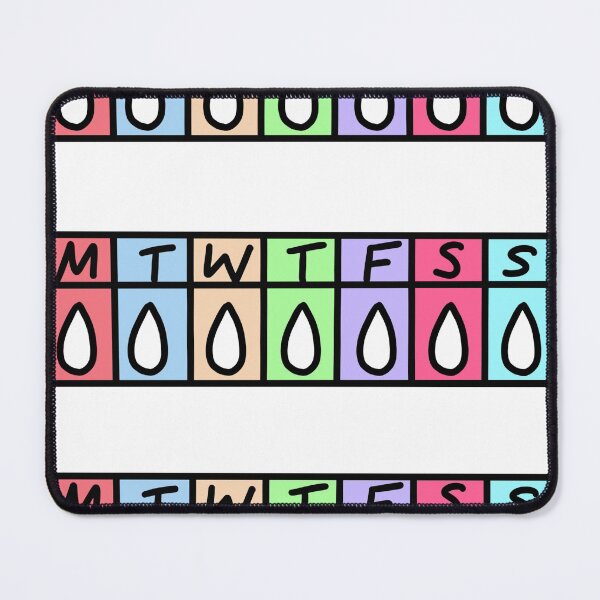 Item preview, Water tracker sticker colorful weekly planner designed and sold by lucomini.