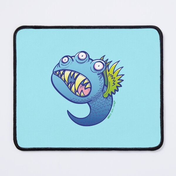 Item preview, Terrific winged little blue monster designed and sold by Zoo-co.