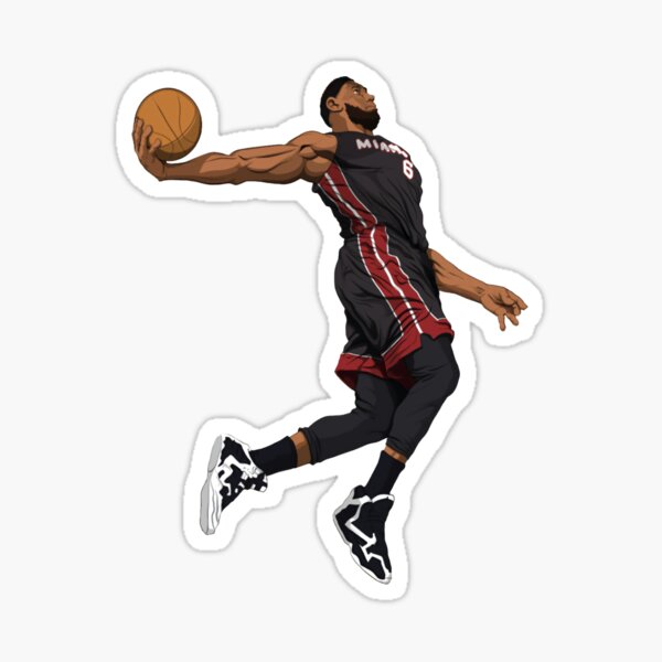 Lebron James Dunking Decal | Elektroplate