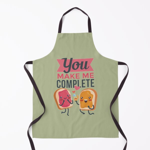 Item preview, You make me complete with love funny food lovers designed and sold by MazeCustom1.