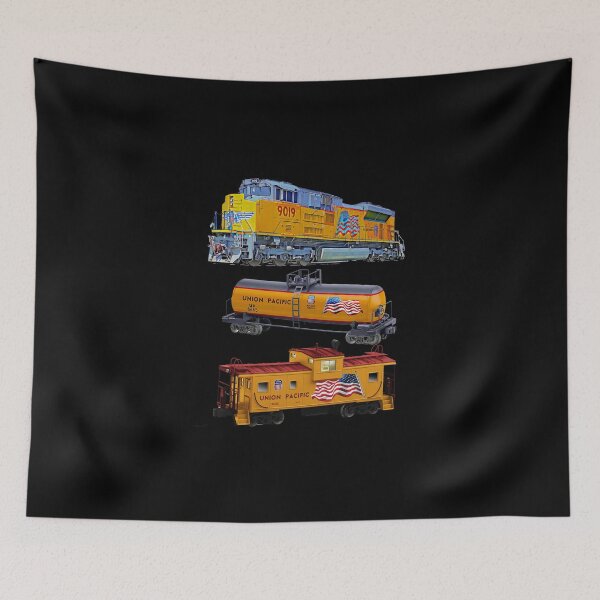 Item preview, Freight Train Engine Tanker Caboose designed and sold by abowlofsoda.
