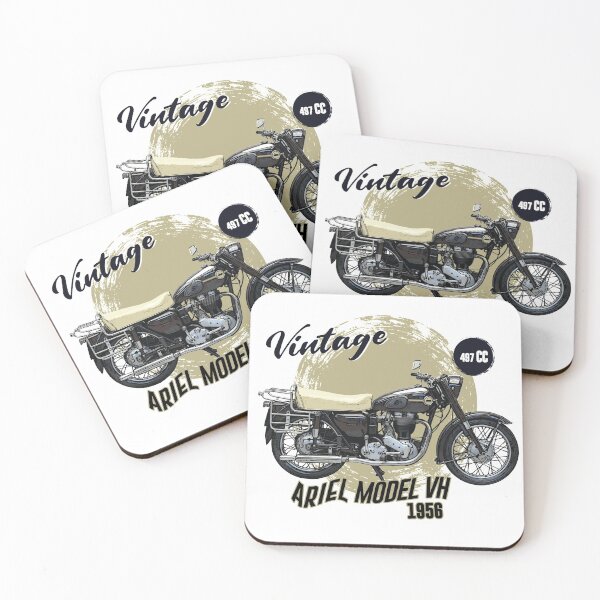 Item preview, VINTAGE MOTORCYCLE | ARIEL 1956 MODEL VH 497CC | BIKER COLLECTION designed and sold by tamilstickers.