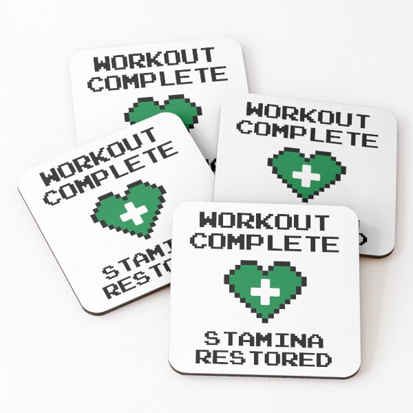 Item preview, Workout Complete Stamina Points Restored designed and sold by Legit Hooligan.