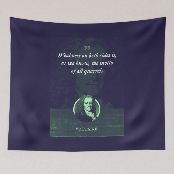 Item preview, Voltaire - Weakness on both sides is, as we know, the motto of all quarrels designed and sold by Syahrasi.