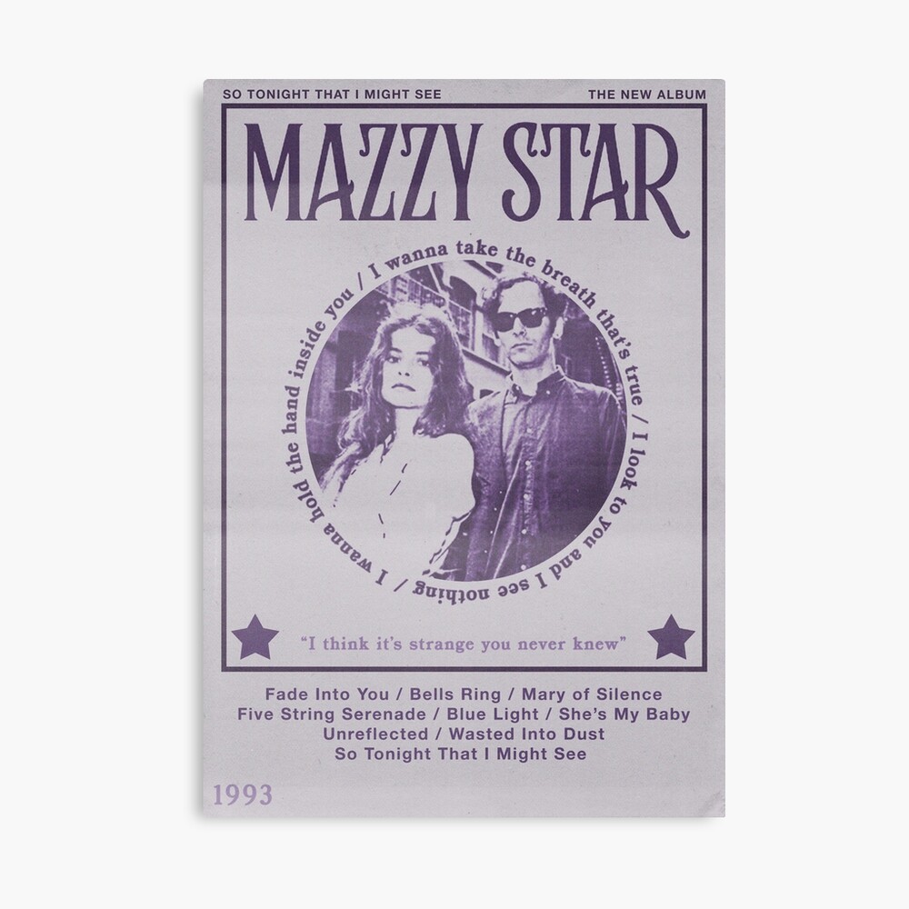 Mazzy Star So Tonight That I Might See Photographic Print