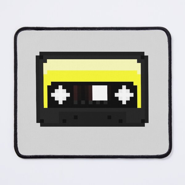 Item preview, Yellow Pixel Cassette Tape designed and sold by rin3d .