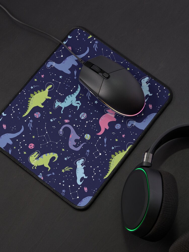 Alternate view of Space Dinosaurs in a Purple Sky Mouse Pad