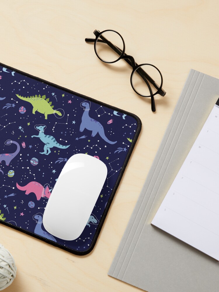 Alternate view of Space Dinosaurs in a Purple Sky Mouse Pad