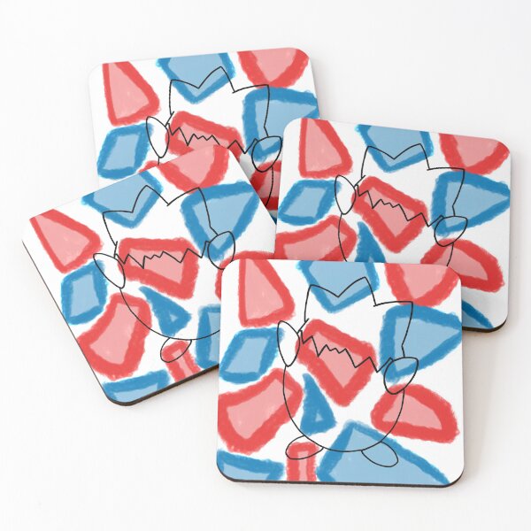 Item preview, togepi colored blots designed and sold by obsedian-dream.