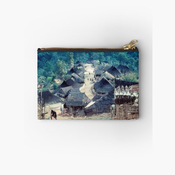 Item preview, Akha village scene designed and sold by John Spies.