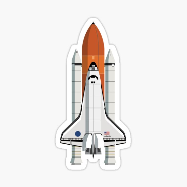 NASA SHUTTLE CHALLENGER STS-8  DECAL STICKER 3 1/2" 