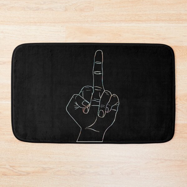 Item preview, Black middle finger designed and sold by experimentons.