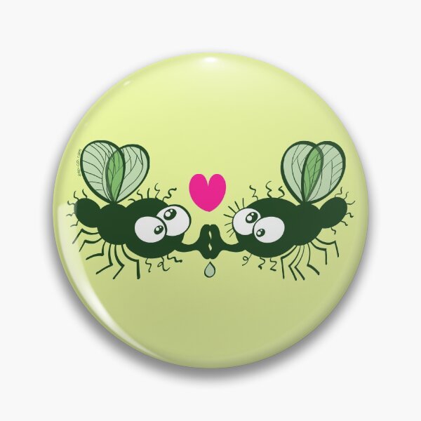 Item preview, Ugly flies kissing and falling in love designed and sold by Zoo-co.