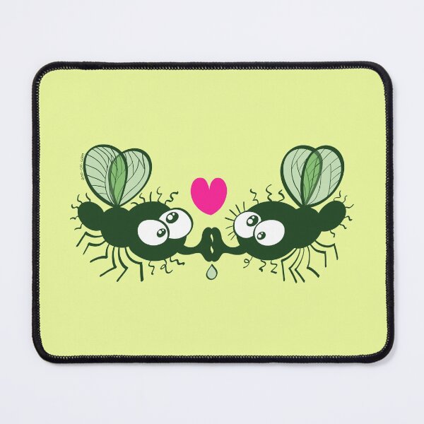 Item preview, Ugly flies kissing and falling in love designed and sold by Zoo-co.