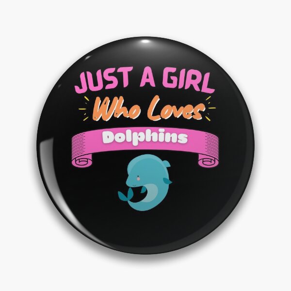 Item preview, Just A Girl Who Loves Dolphins designed and sold by PhatSanthaphan.