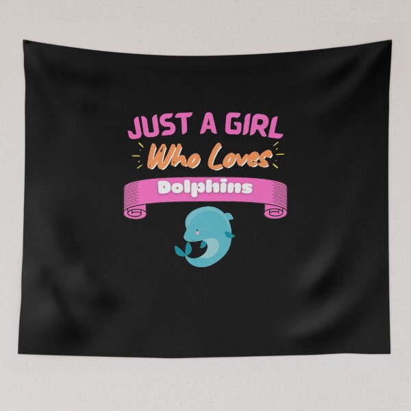 Item preview, Just A Girl Who Loves Dolphins designed and sold by PhatSanthaphan.