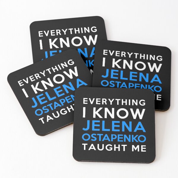 Item preview, Everything I know - Jelena Ostapenko designed and sold by 2Girls1Shirt.