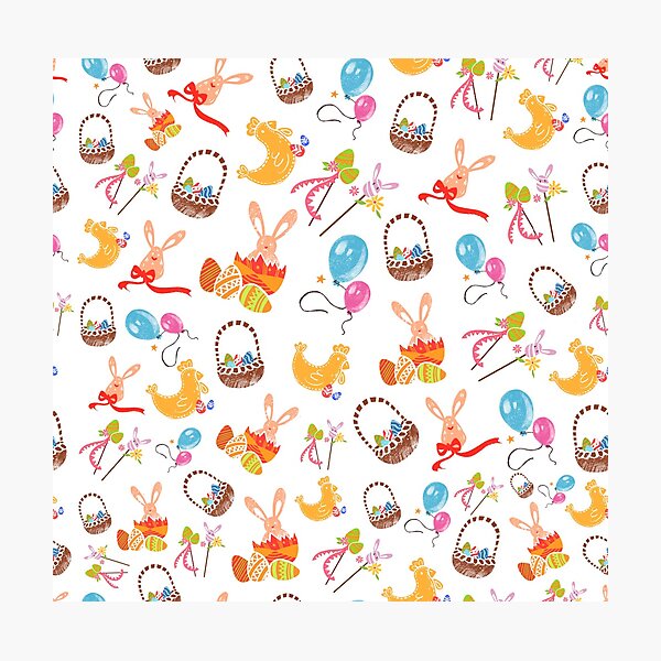 Easter celebration pattern Photographic Print