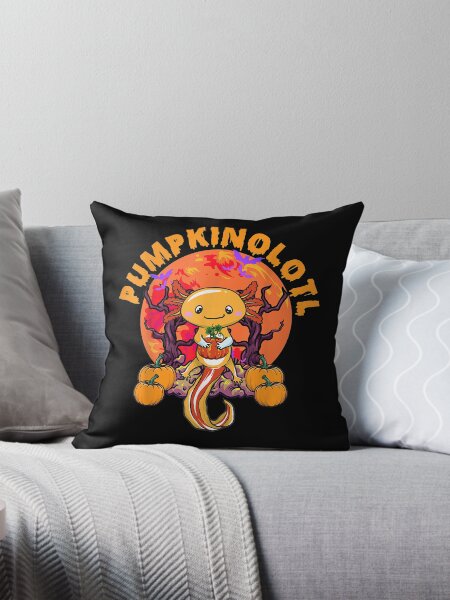 Vista previa del artículo con la obra «Calabaza de salamandra ajolote de Halloween», diseñado y vendido por JImmieMGregor.