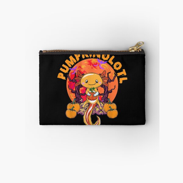 Item preview, Halloween Axolotl Salamander Pumpkin designed and sold by JImmieMGregor.