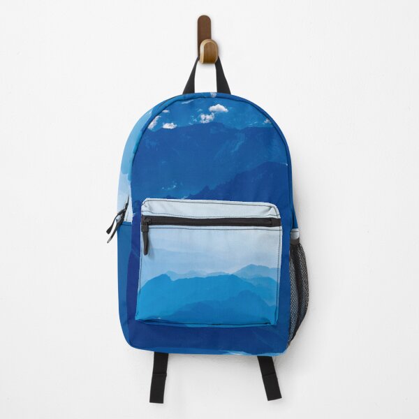 Item preview, Aerial view of Swiss mountains in blue designed and sold by CreativeFrog.