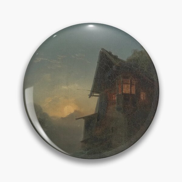 Item preview,  Mountain Village in the Moonlight - Bernhard Stange designed and sold by Vintage Designs +.