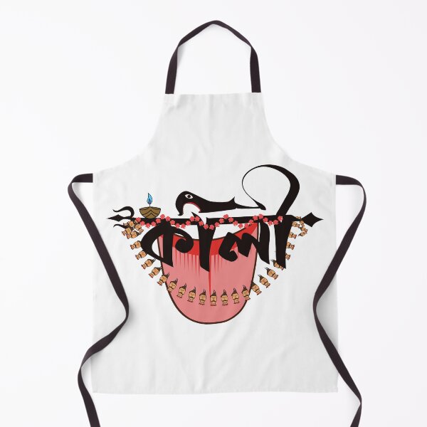 Item preview, Bengali typography wrote Goddess Kali ( meaning in Bengali Goddess Kali ) | Goddess Kali typography T-shirt designed and sold by KARTICK DUTTA.