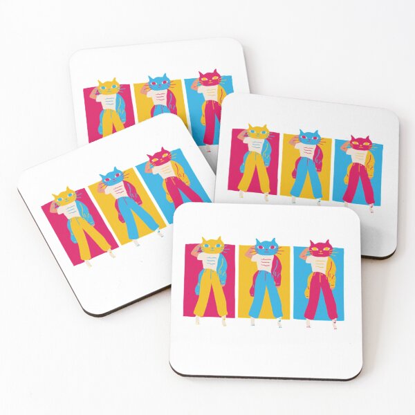 Item preview, Three cats designed and sold by Buddy Boss.