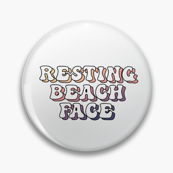 Item preview, Resting beach face designed and sold by Calli Harris.