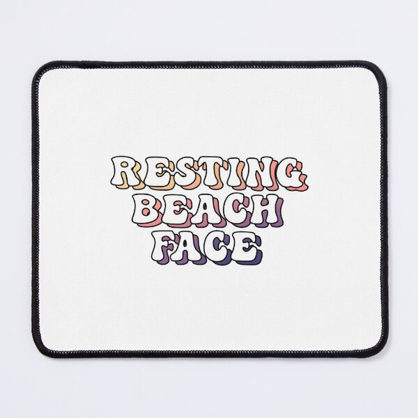 Item preview, Resting beach face designed and sold by Calli Harris.