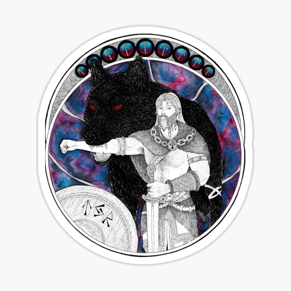 Tyr, Norse God of War - Tyr God Of War - Sticker