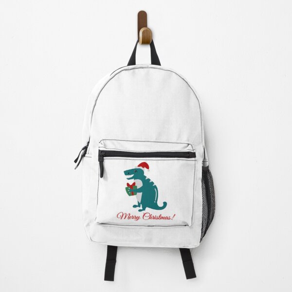 Item preview, Merry Christmas Dinosaur With Santa Hat and Present designed and sold by bittes.