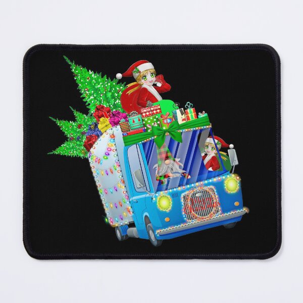 Item preview, christmas elf riding monster truck designed and sold by Polla-Shirt.