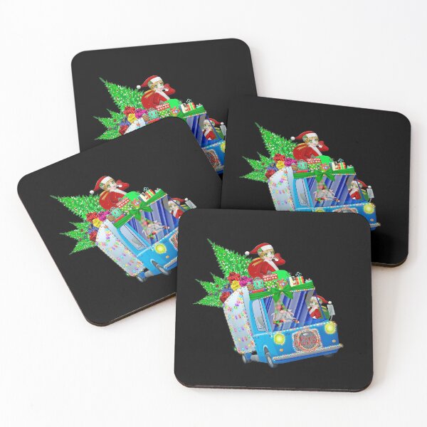 Item preview, christmas elf riding monster truck designed and sold by Polla-Shirt.