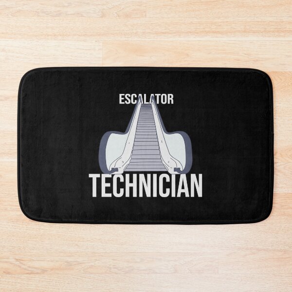 Item preview, Escalator Technician Text - Moving Staircase Transportation designed and sold by DeWinnes.