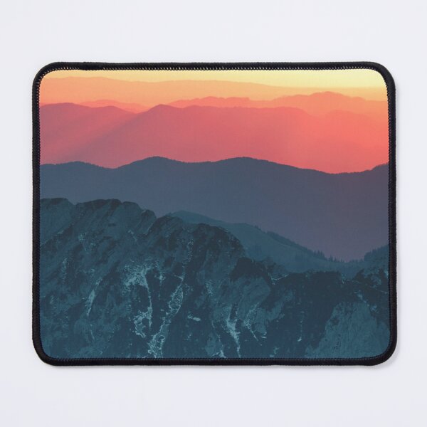 Item preview, Sunset and The Mountains, Adventure is Calling, Cool Outdoors Art designed and sold by Nature-Arts.