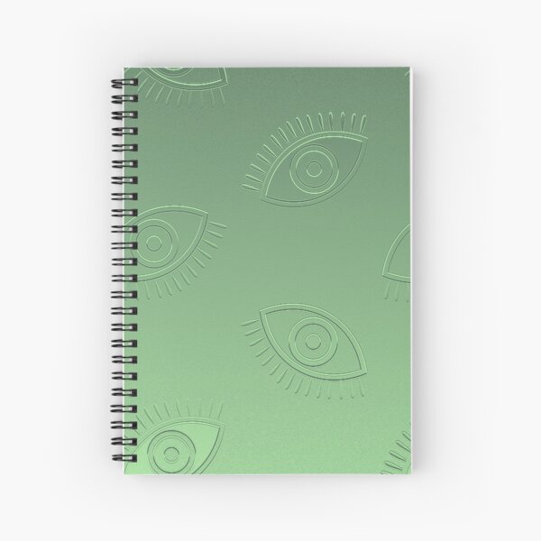 Greek Eye Spiral Notebook