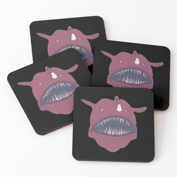 Item preview, Anglerfish - Water Monster - Sea Creature designed and sold by DeWinnes.