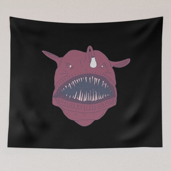 Item preview, Anglerfish - Water Monster - Sea Creature designed and sold by DeWinnes.