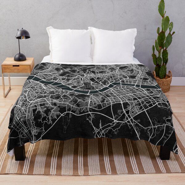 Item preview, Seoul City Map of South Korea - Dark designed and sold by deMAP.