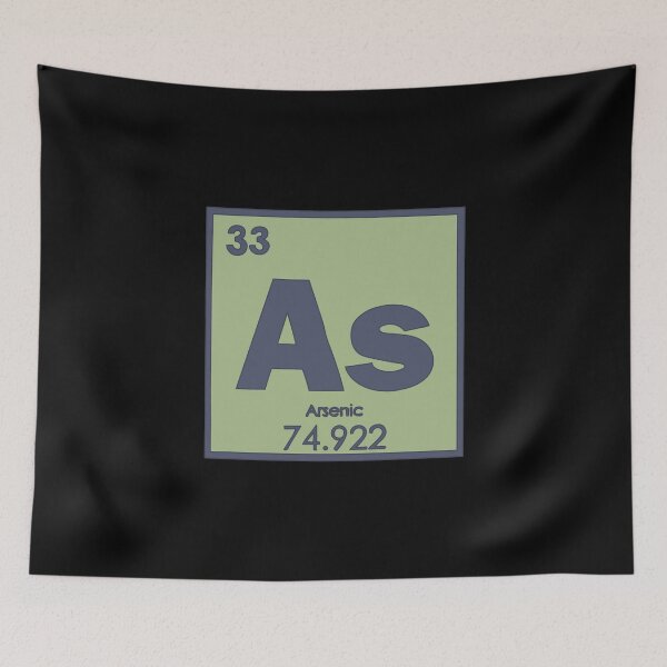 Artikelvorschau, Arsen - Chemisches Element - Atomsymbol entworfen und verkauft von DeWinnes.